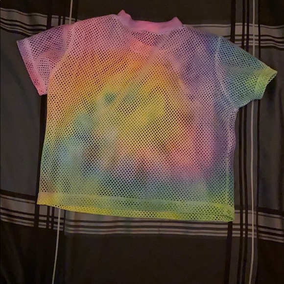 Colourful Fishnet Crop - Picture 2 of 2